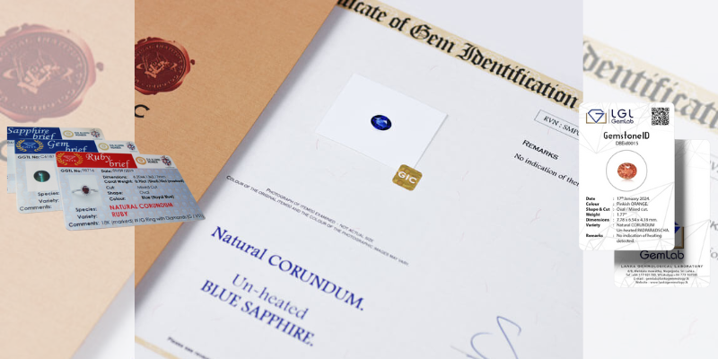 Can you trust Sri Lankan gem certificates displayed with natural gemstone